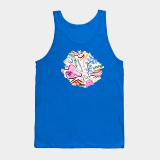 Leaf Tropical Jungle Forest Colorful Tank Top
